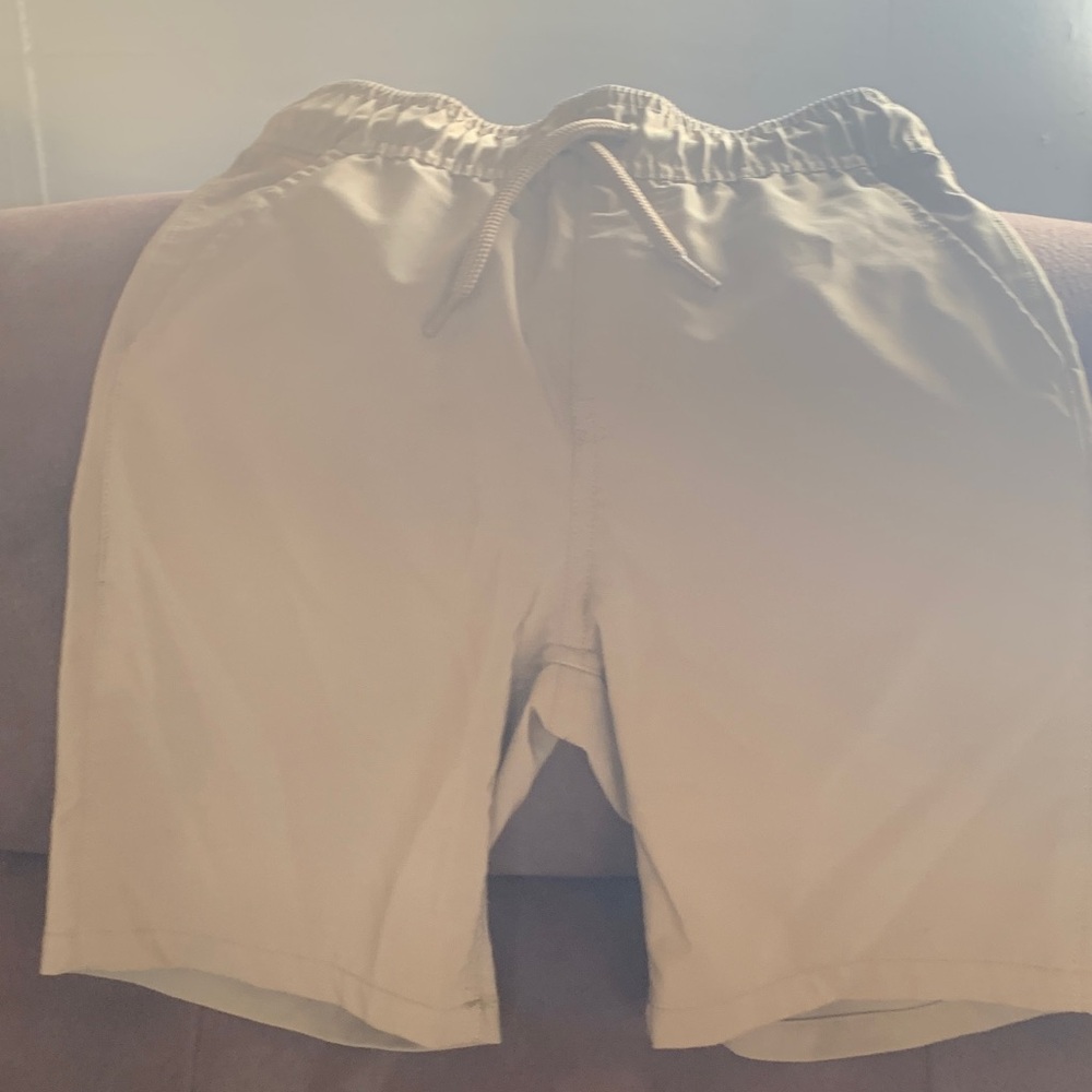 The Children's Place Boys Khaki Drawstring Shorts uniform
